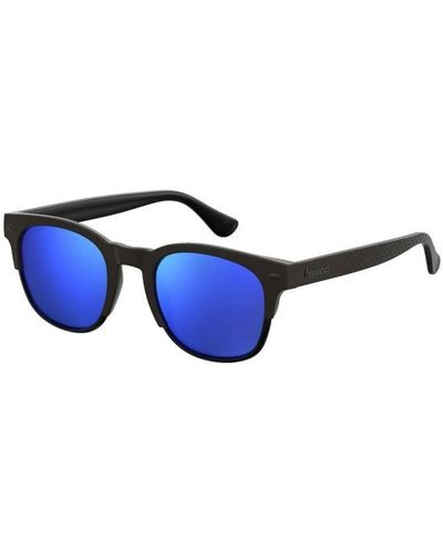 Havaianas Angra qfu occhiali da sole blu specchiato