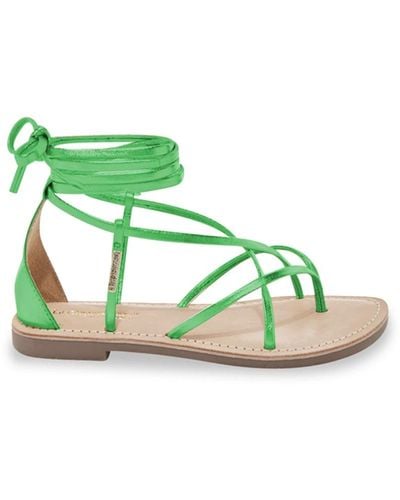 Les Tropeziennes Grüne sandalen modell djoya