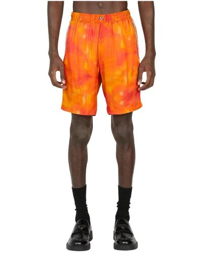 Ahluwalia Shorts > casual shorts - Orange