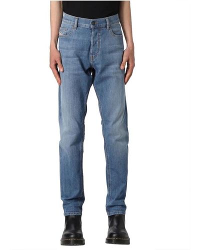 DIESEL Jeans mit hoher taille und schmalem bein - Blau