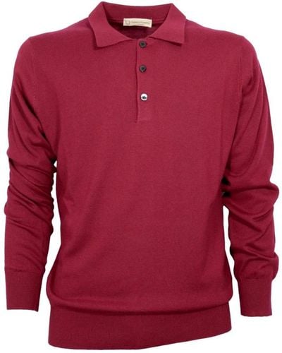 Cashmere Company Polo Shirts - Red