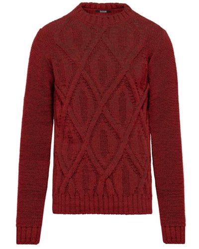 Bomboogie Round-Neck Knitwear - Red
