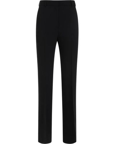 Totême Straight trousers,trousers,schwarze ausgestellte abendhose