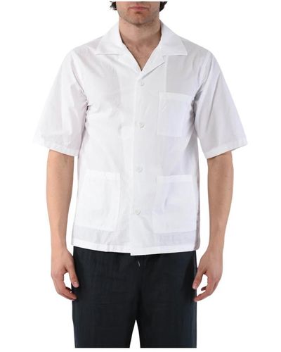 Aspesi Short Sleeve Shirts - White