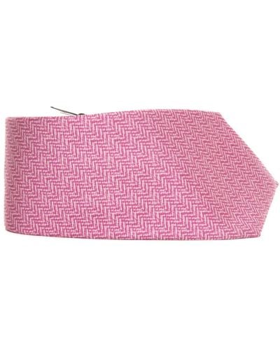 Kiton Luxuriöse seidenkrawatte für den modernen n - Pink