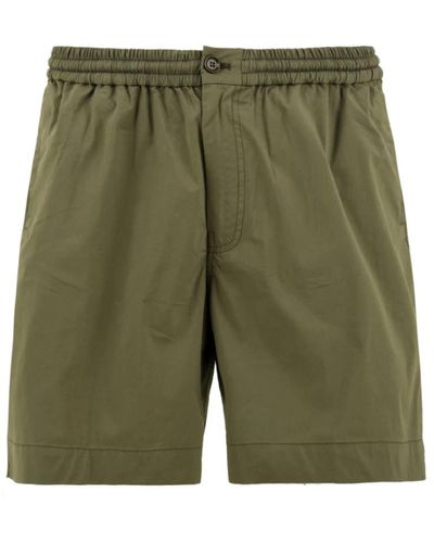 Aspesi Militärstil shorts grün