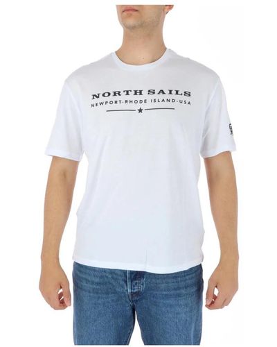 North Sails T-shirt, weiß