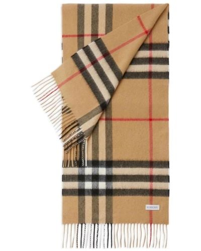 Burberry Winter Scarves - Natural