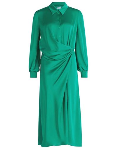 Vera Mont Hemdblusenkleid mit knöpfen,knopfleiste hemdblusenkleid - Grün