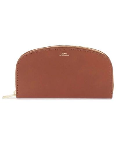 A.P.C. Wallets & cardholders - Braun
