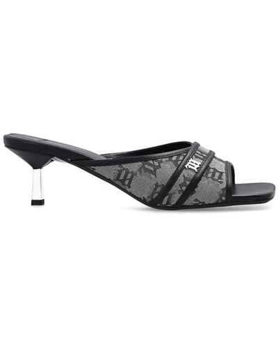 MISBHV Shoes > heels > heeled mules - Noir