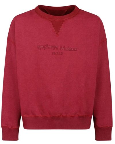 Maison Margiela Sweatshirts - Red