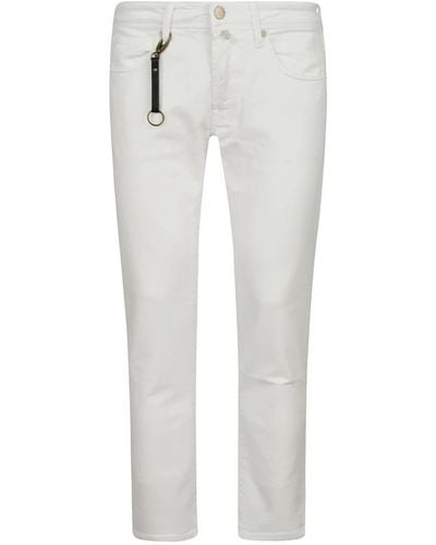 Incotex Slim-Fit Jeans - Gray