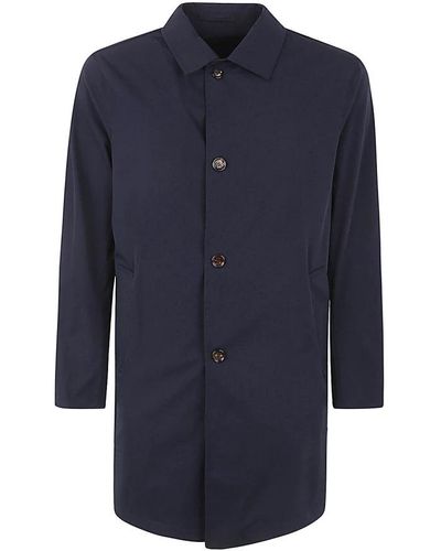 KIRED Single-Breasted Coats - Blue