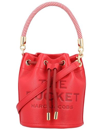 Marc Jacobs Handbags,stilvolle leder bucket tasche - Rot