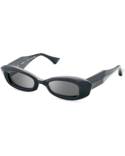 Dita Eyewear Moderne schwarz/graue sonnenbrille - Blau