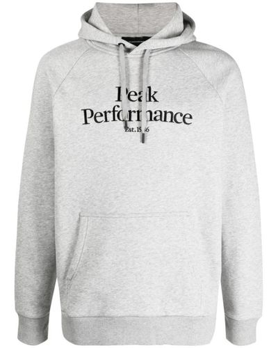 Peak Performance Hoodies - Grau