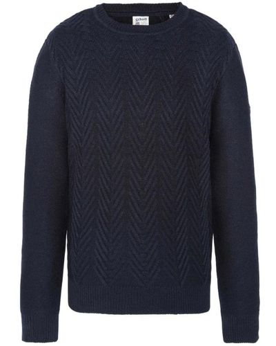 Schott Nyc Knitwear > round-neck knitwear - Bleu