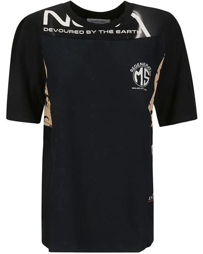 Marine Serre T-Shirts - Black