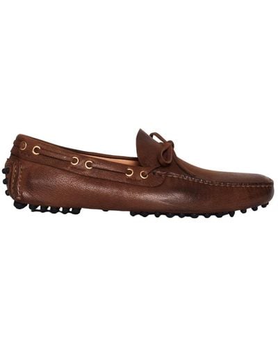 Car Shoe Sailor Shoes - Brown