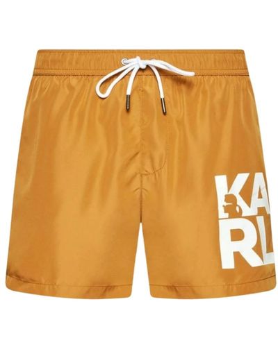 Karl Lagerfeld Stilvolle strandmode - Gelb
