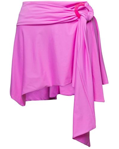 The Attico Short skirts - Pink