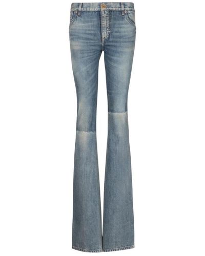 Balmain Western bootcut-jeans - Blau