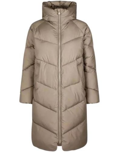 Save The Duck Cappotto hooded coat - Marrone