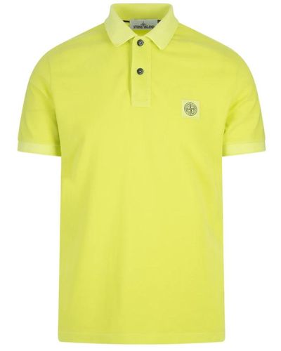 Stone Island Polo Shirts - Yellow