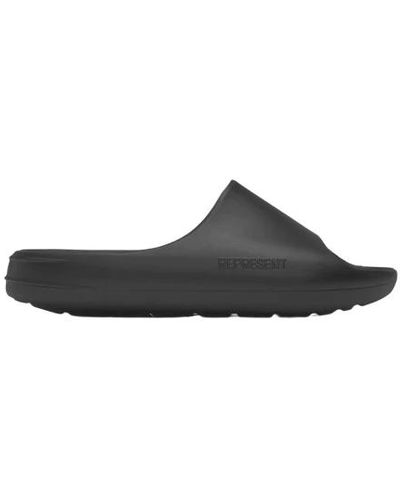 Represent Shoes > flip flops & sliders > sliders - Noir
