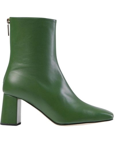 Dear Frances Heeled Boots - Green