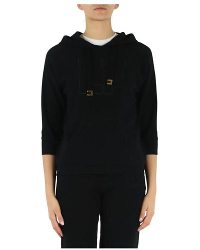 Elisabetta Franchi Sweatshirts & hoodies > hoodies - Noir