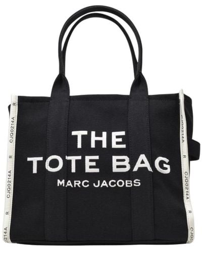 Marc Jacobs Borsa tote iconica in tela nera - Nero