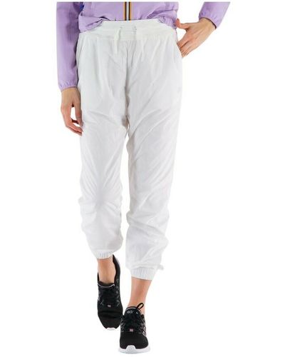 K-Way Melly trousers - Blanco