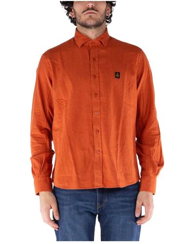 Refrigiwear Casual Shirts - Orange