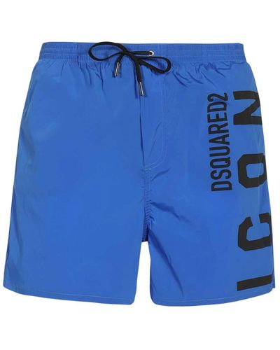 DSquared² Boxer swimsuit - Blu
