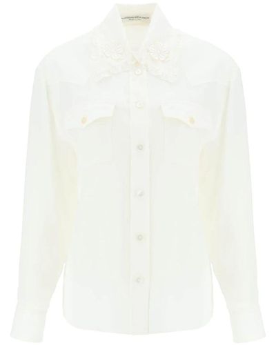Alessandra Rich Blouses & shirts > shirts - Blanc