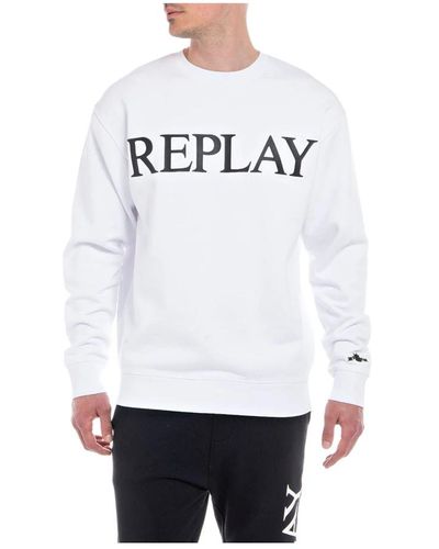 Replay Sweatshirts & hoodies > sweatshirts - Blanc