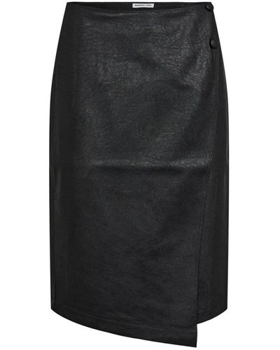 Designers Remix Skirts > midi skirts - Noir