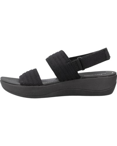 Clarks Shoes > sandals > flat sandals - Noir