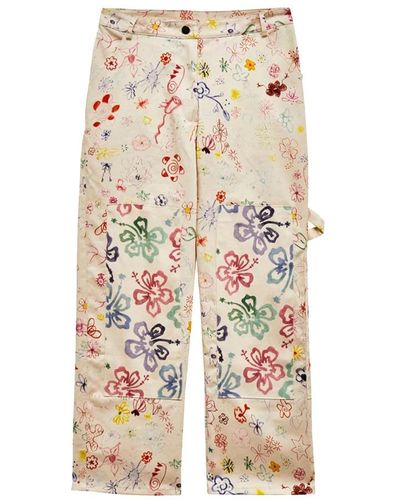 Collina Strada Wide Trousers - Natural