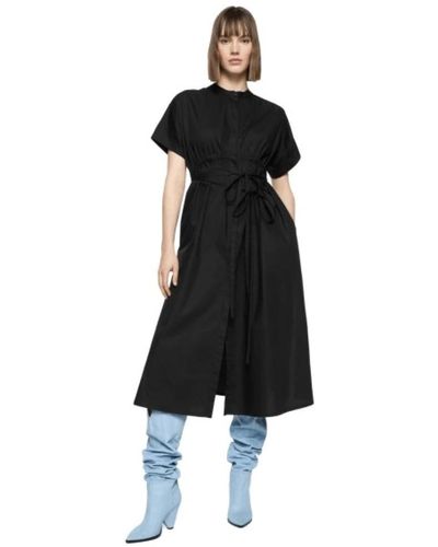 Dondup Elegante abito nero per donne