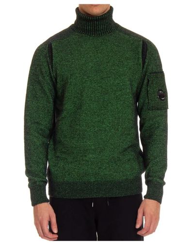 C.P. Company Maglione verde con lens