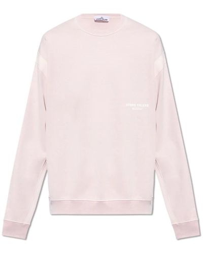 Stone Island Marina kollektion sweatshirt - Pink