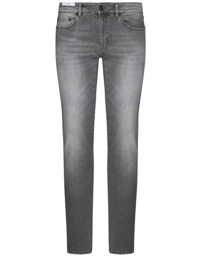 PT Torino Schmale graue denim jeans