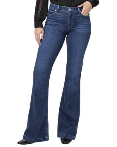 PAIGE Flared Jeans - Blue