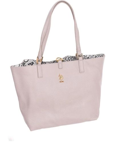 U.S. POLO ASSN. Reversible shopper tasche mit handtasche - Pink