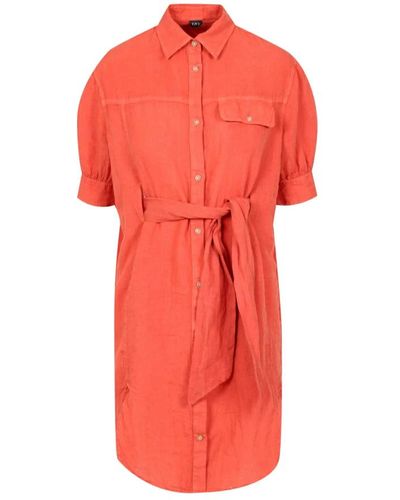 Fay Shirt Dresses - Rot