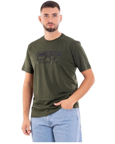 EA7 Lässiges logo-t-shirt - Grün