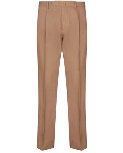Dell'Oglio Trousers > slim-fit trousers - Marron